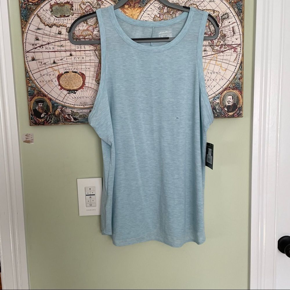 LOFT HEATHER BLUE‎ MUSCLE TANK